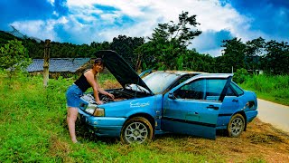 1996 Fiat Tempra Restoration  Restoration of a 28 year old rusty car reverse gear failure [upl. by Sandie804]