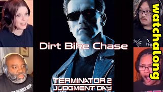 The GalleriaMotorcycle Chase  T2 Judgement Day 1991 Realtime Movie Reactions [upl. by Fem]