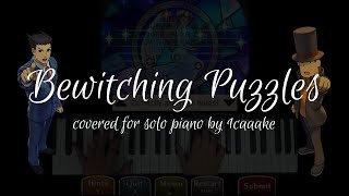 Bewitching Puzzles Professor Layton vs Phoenix Wright  arr for solo piano [upl. by Alyel]