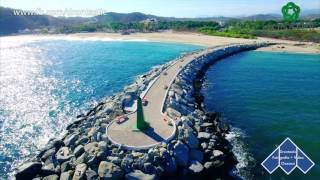 Bahía Chahué certificada con Blue Flag Dron en las playas de Huatulco Oaxaca México [upl. by Raab]