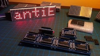 SMD repairing MAX7219 replacement on damaged 8x8 dot matrix LED displays [upl. by Marsh]