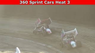 Skagit Speedway 2023 Summer Nationals Night 2 360 Sprint Cars Heat Races 123 and 4 [upl. by Izy]