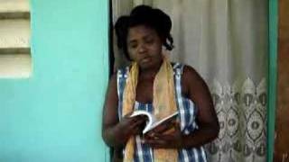 Jacmel Haiti lovely young woman sings [upl. by Agnella]