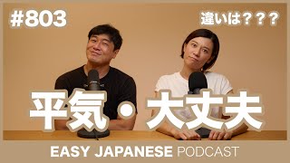 803 平気・大丈夫  EASY JAPANESE PODCAST Learn Japanese with MASA and ASAMI [upl. by Leah680]