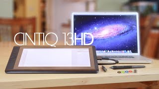 Wacom Cintiq 13HD  Unboxing amp Review w Comparison [upl. by Jose]