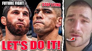 Chael Sonnen shares NASTY text Sean Strickland sent him Ankalaev sends CLEAR message to Pereira [upl. by Caine461]