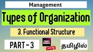 Types of organization  Functional structure organization  Part 3  StudyRiderz [upl. by Melinda]