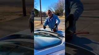 Why not to pour hot water on a frozen windshield [upl. by Dranyer]