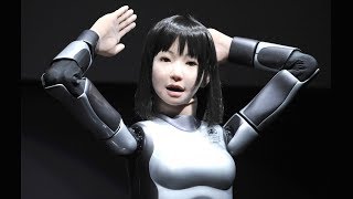 HRP4C Miim Is Female humanoid Robot Can Sing Walk amp Dance So Well [upl. by Ylloj]