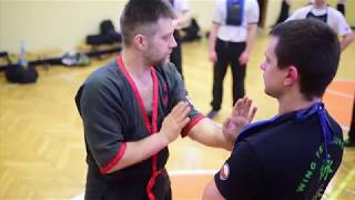 Wing Tsun KungFu Katowice  1 sekcja Chum Kiu chi sau [upl. by Anoid]