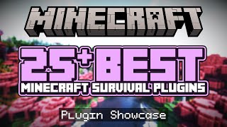 25 BEST Plugins For Your Minecraft Survival Server 120 [upl. by Portingale]