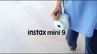 INSTAX MINI 9 TUTORIAL [upl. by Ilek]