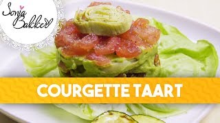 COURGETTE TAART  Sonja Bakker recept [upl. by Airamzul998]