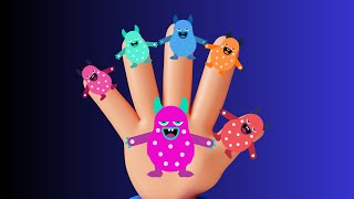 Monster Daddy Finger Family A Spooktacular SingAlong for Kids freeforlearn [upl. by Nelon]