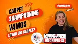 ViviUSA  Mostrando como lavamos carpet aqui na America ✨✨✨ [upl. by Inavoy]