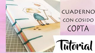 Tutorial cuaderno con cosido copta [upl. by Skardol]