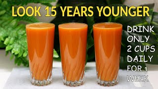 Drink 2x Daily  Look Many years Younger with Beautiful Glowing Skin HERES WHY [upl. by Uranie747]