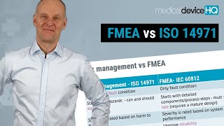 FMEA vs ISO 14971 [upl. by Linet]