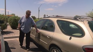 Violent panhandler terrorizing drivers for not giving him money [upl. by Noram728]