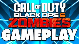 Black Ops 6 Zombies GAMEPLAY  BO6 Round Based Zombies Gameplay  Characters Story and intel Drops [upl. by Ayt]