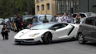 Qatar BILLIONAIRE Royal drives his INSANE hypercars in Central London [upl. by Fannie945]