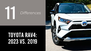 Toyota RAV4 2023 vs 2019 [upl. by Lamond]