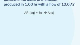 stoichiometry of electrolysis [upl. by Zeitler]