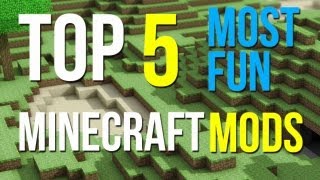 TOP 5 MODS FOR MINECRAFT  Most Fun Mods  132 [upl. by Luelle233]