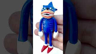 EWW🤢 What’s happened to Sonic plasticine clay art diy meme sonic clayart shinsonic [upl. by Aramo176]