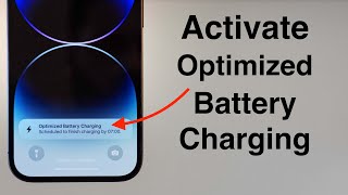 How to ACTIVATE Optimized Battery Charging on iPhone [upl. by Aihsiym106]