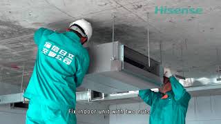 VRV Indoor units installation video 01 [upl. by Asia]