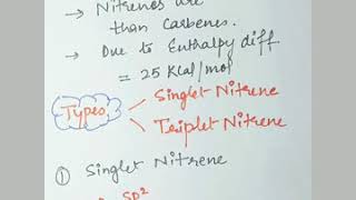 Reactive Intermediates  Nitrene StabilityStructureTypes and generation XIIIITJEE [upl. by Nilam]