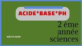 2éme sc ACIDE BASE PH DOSAGE [upl. by Tram]