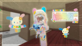 Playing MM2 as USAHANA Keyboard ASMR [upl. by Horace771]