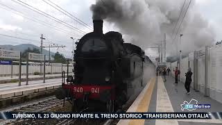 Turismo il 23 giugno riparte il treno storico Transiberiana dItalia [upl. by Uthrop]