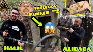 Otkrivamo novi BUNKER  našli kovanice sa Hitlerovim oznakama  Halil uči da detektuje ww2 [upl. by Alik]