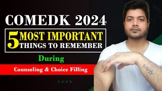 COMEDK Counselling 2024  COMEDK 2024  COMEDK Choice Filling 2024  Refund Policy [upl. by Netsreik]