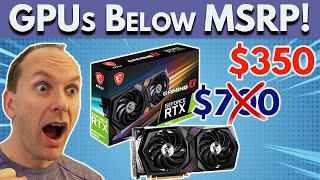 GPU Prices Drop BELOW MSRP  May GPU Price Update [upl. by Ahsimac69]