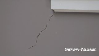 How to Fix Cracks in Drywall  SherwinWilliams [upl. by Nikolaus]