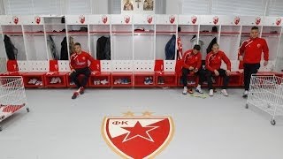 Renovirana svlačionica FK Crvena zvezda [upl. by Selrac]