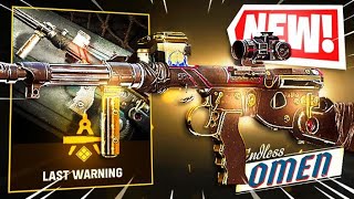 the NEW quotLAST WARNINGquot OWEN GUN BLUEPRINT in VANGUARD ENDLESS OMEN BUNDLE [upl. by Oiciruam]