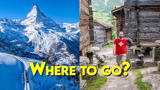 Zermatt or SaasFee Switzerland Where to travel [upl. by Udall]