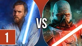 VS  ObiWan Kenobi vs Darth Malgus 13 ft Jensaarai1 [upl. by Berne971]