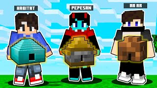 Minecraft Build Battle Habitat vs Pepesan vs ArArPlays [upl. by Newcomer]