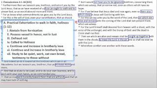 Outlining 1 Thessalonians How to Outline a Book of the Bible [upl. by Pyne]