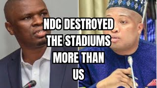 National stadia was a deathtrap under your NDC government  Sports ministry hit back at Okudzeto [upl. by Jak]