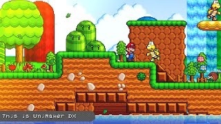 SUPER MARIO UNIMAKER This is Unimaker DX Custom Level  Thenocs [upl. by Venetis657]