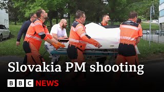 Slovakia PM Robert Fico in stable but serious condition after shooting doctors say  BBC News [upl. by Ahdar578]