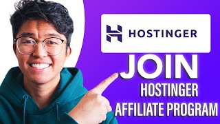 How to Join Hostinger Affiliate ProgramSIMPLE amp Easy Guide [upl. by Airitak]