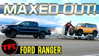 Heres Whats GOOD amp BAD When Max Towing With the Ford Ranger 060 MPH amp MPG Results [upl. by Dennett]